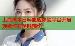 上海黑木日料旗舰体验平台开启顶级怀石美味预约