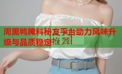 周黑鸭腌料秘方平台助力风味升级与品质稳定