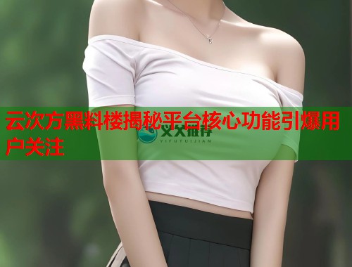 云次方黑料楼揭秘平台核心功能引爆用户关注  第2张